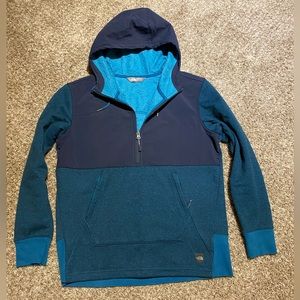 The North Face Women’s Sherpa Fleece lined Hoodie Sweatshirt teal
